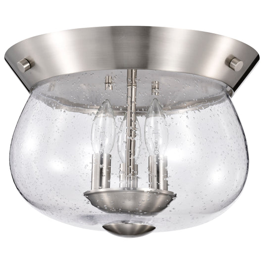 NUVO LIGHTING BOLIVER 3 LIGHT FLUSH MOUNT #60/7808