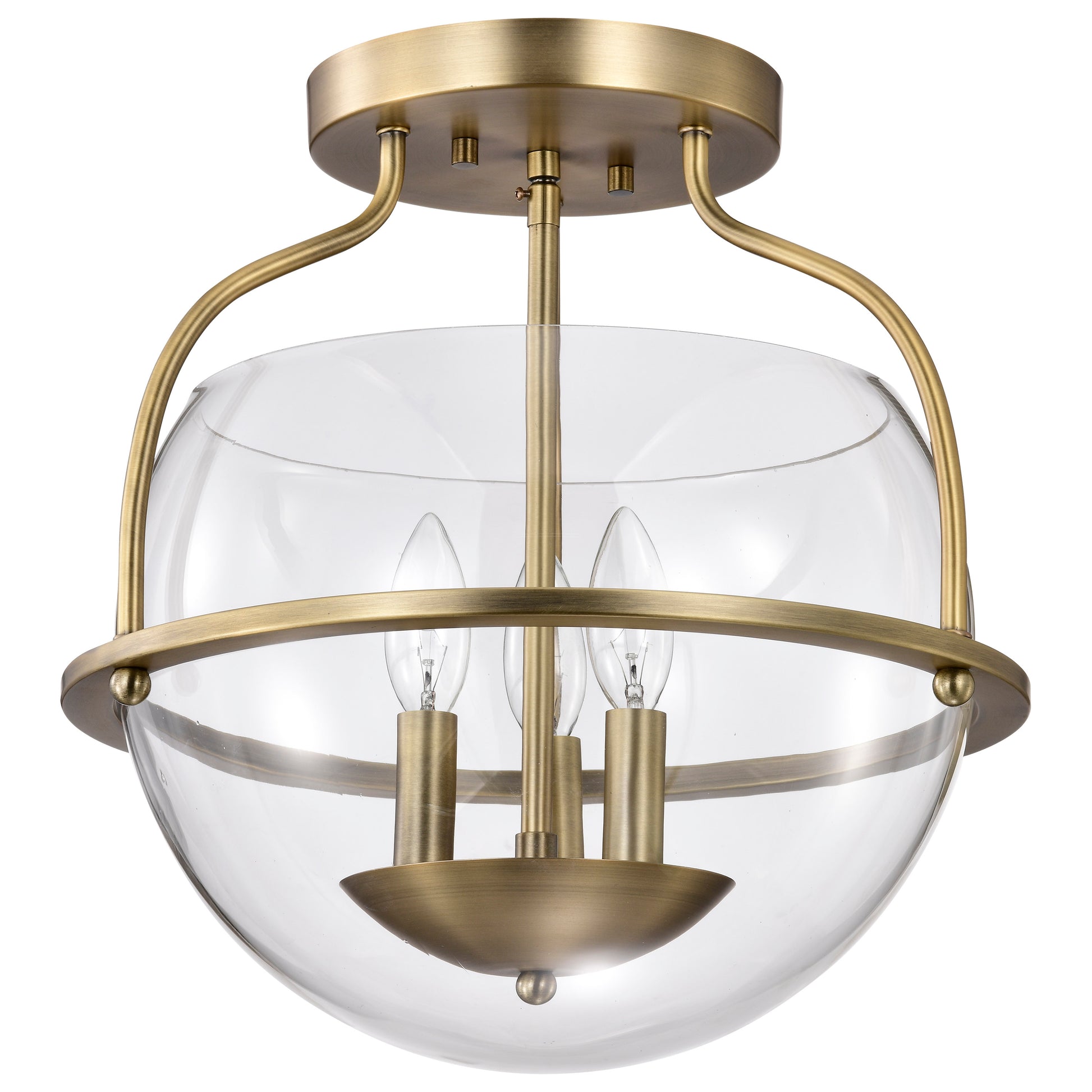 NUVO LIGHTING AMADO 3 LIGHT SEMI FLUSH MOUNT #60/7821 60-7821