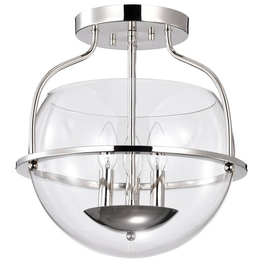 NUVO LIGHTING AMADO 3 LIGHT SEMI FLUSH MOUNT #60/7822