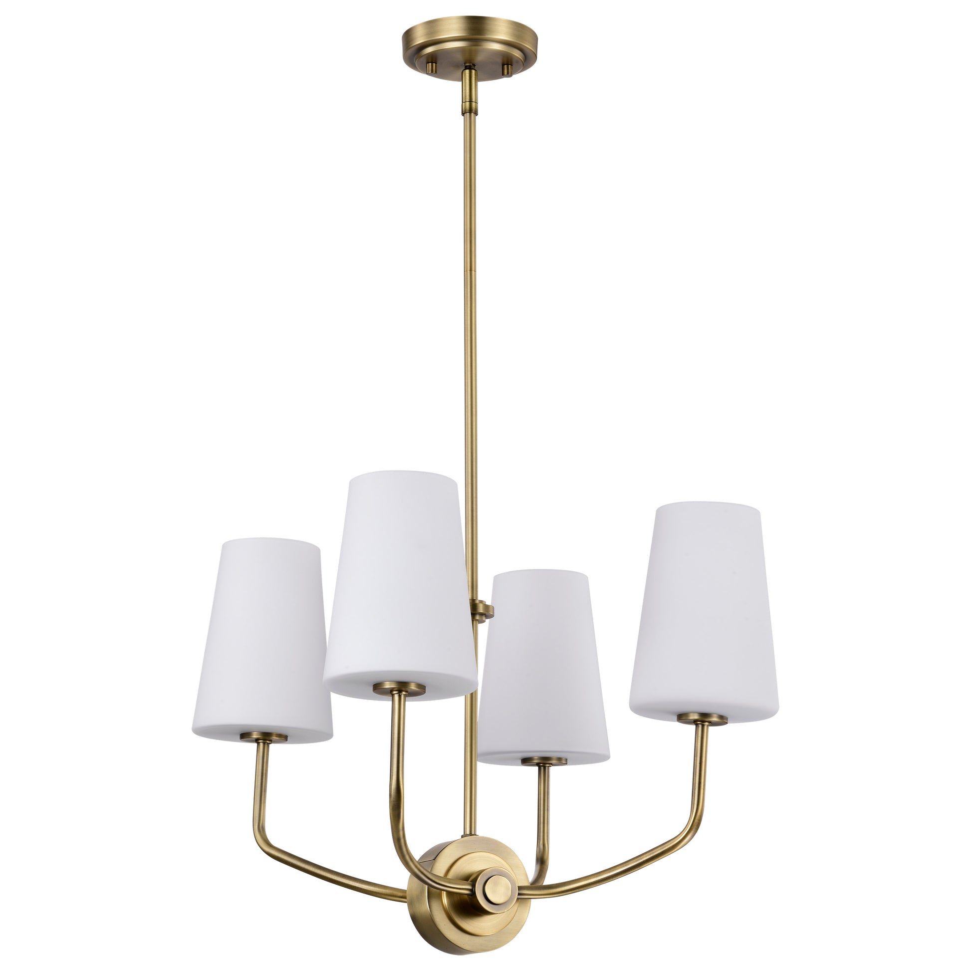 NUVO LIGHTING CORDELLO 4 LIGHT CHANDELIER #60/7884 60-7884