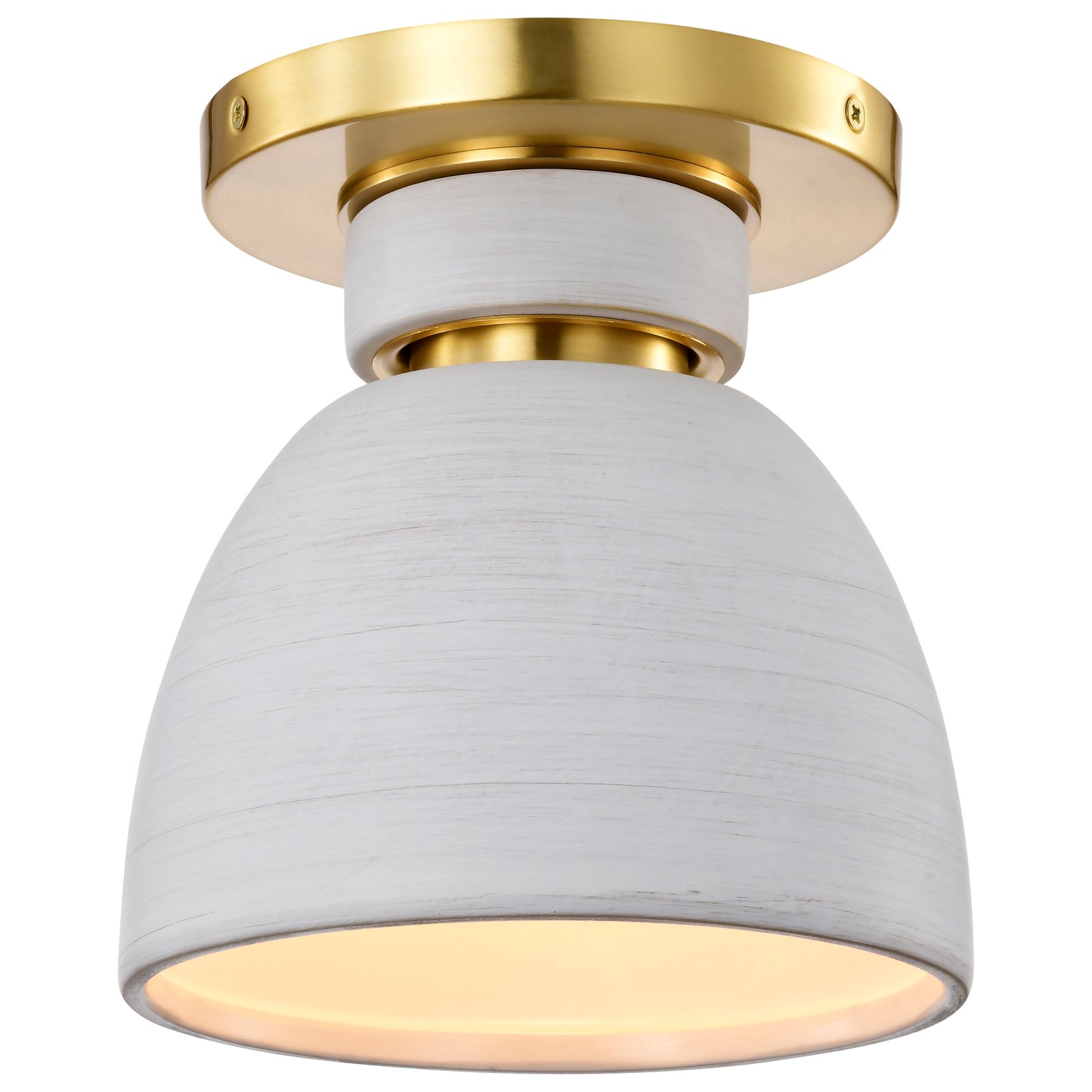 NUVO LIGHTING COLLINS 8" CERAMIC FLUSH MOUNT #60/8001
