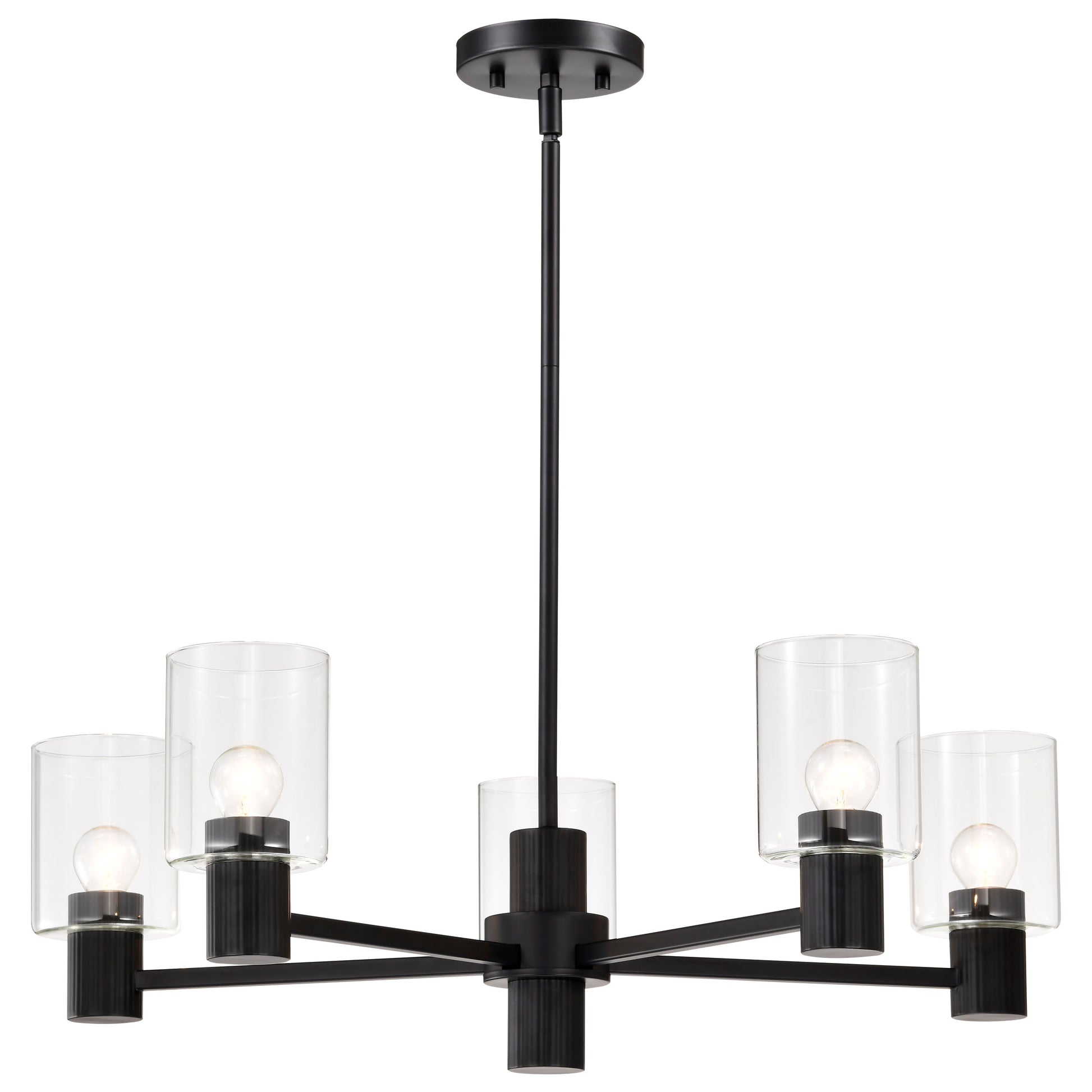 NUVO LIGHTING CLARKSVILLE 28" 5 LIGHT CHAND #60/8066 60-8066