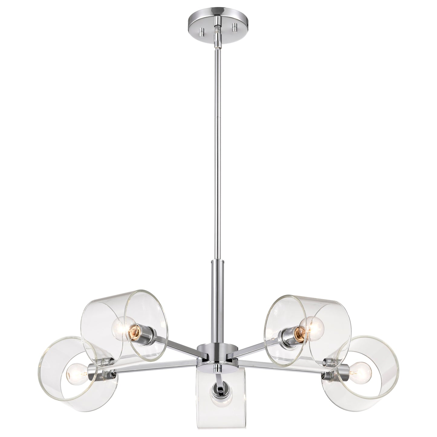 NUVO LIGHTING MARLOWE 28" 5 LIGHT CHAND #60/8075