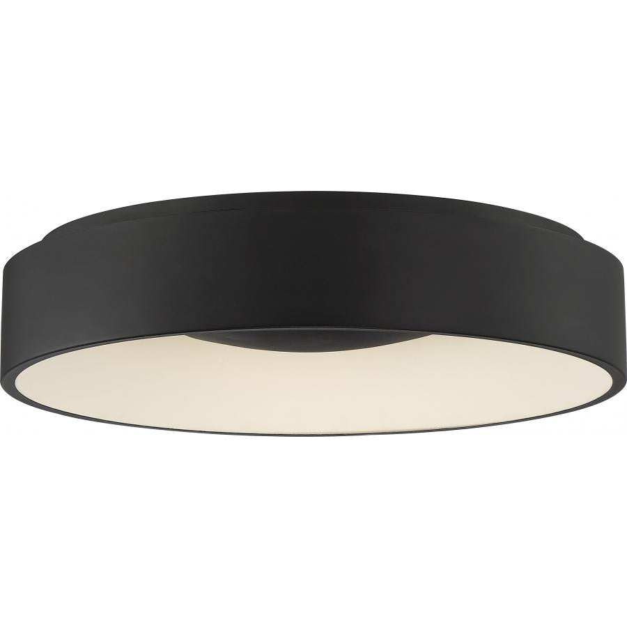 NUVO LIGHTING ORBIT 20W LED FLUSH MOUNT BLACK #62/1452