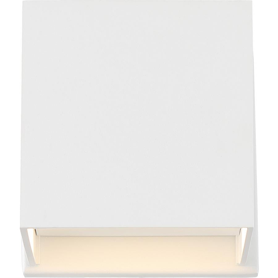 NUVO LIGHTING LIGHTGATE LED SQUARE SCONCE WH #62/1467 62-1467