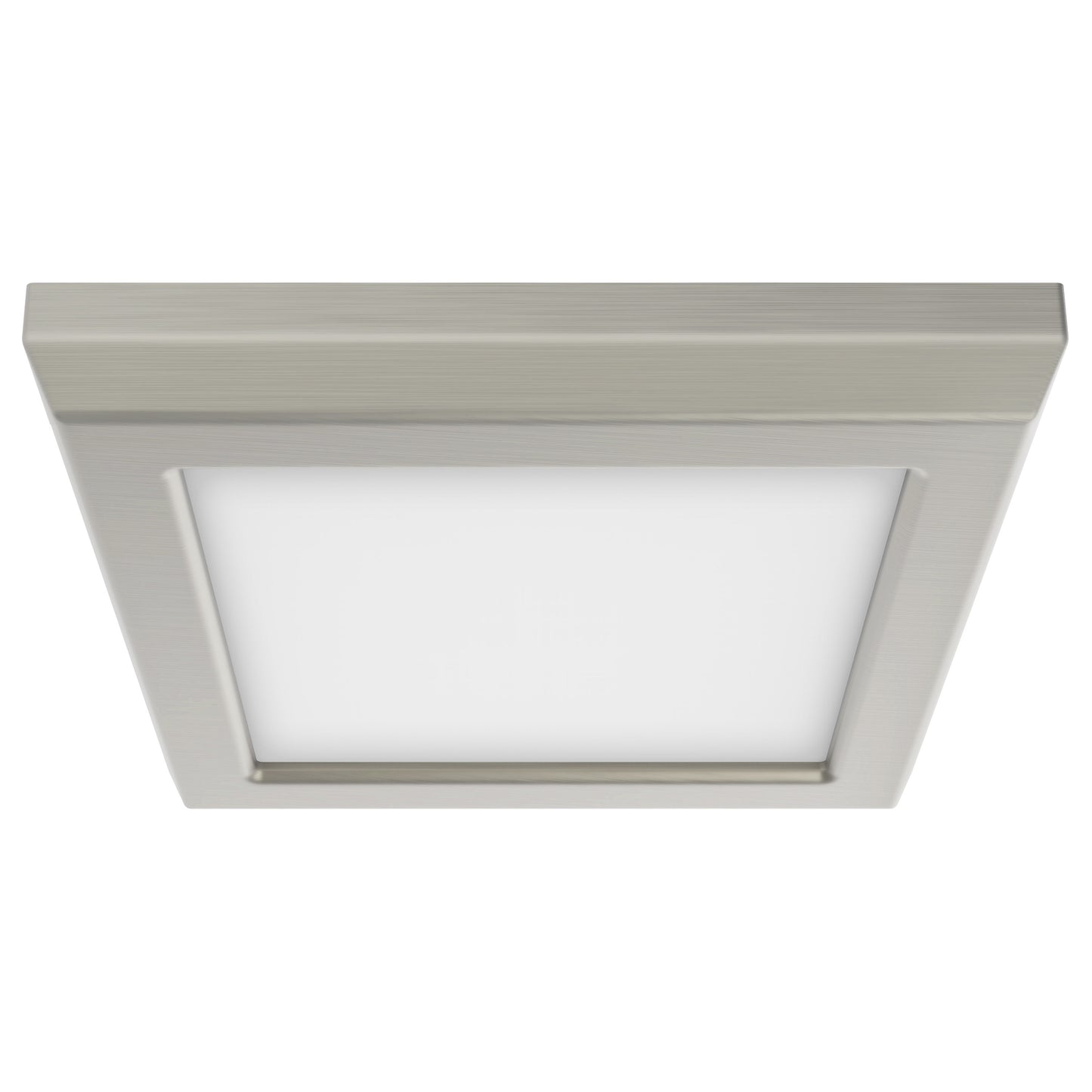 NUVO LIGHTING 9W LED 5" SQ BR. NICKEL #62/1707