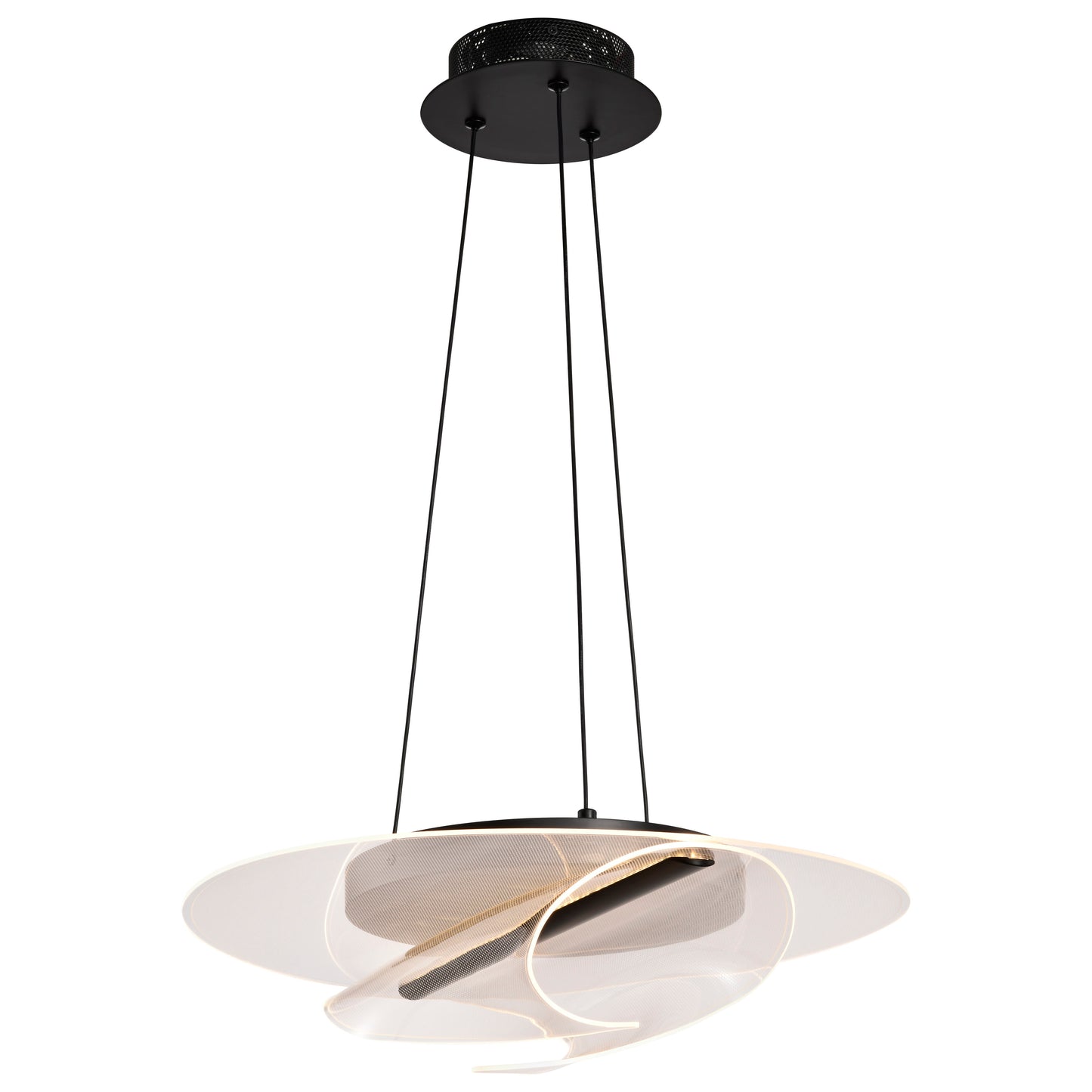 NUVO LIGHTING GENEVA 18" LED PENDANT #62/2025