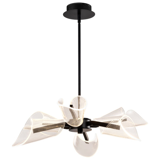 NUVO LIGHTING SEDONA 28" LED 6 LIGHT CHAND #62/2281