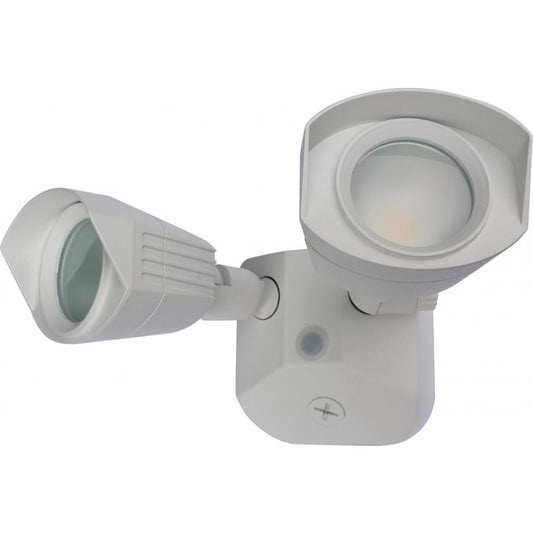NUVO LIGHTING LED DUAL HEAD SECURITY LIGHT WH 3K #65/210