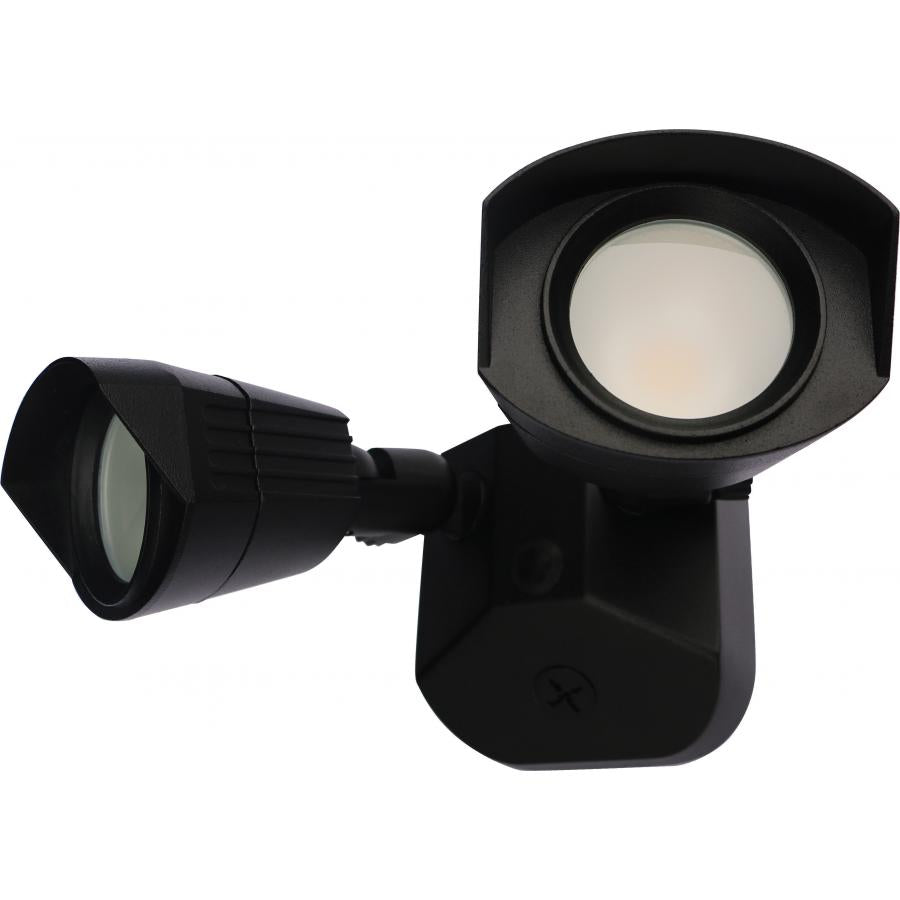 NUVO LIGHTING LED DUAL HEAD SECURITY LIGHT BK 4K #65/220