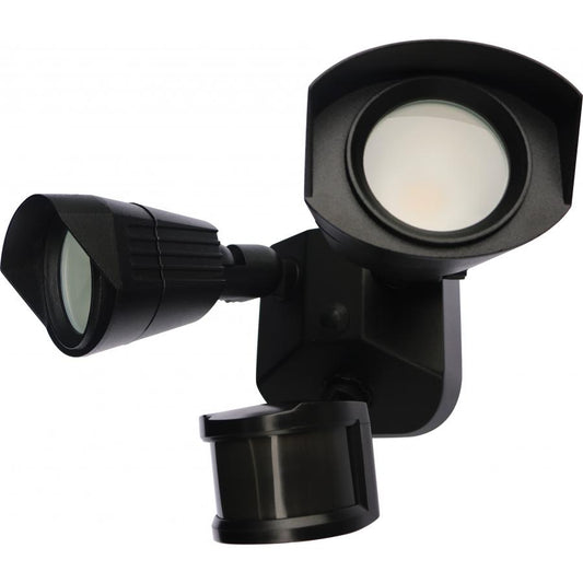 NUVO LIGHTING LED DUAL HEAD SECURITY LIGHT BK 4K MS #65/221