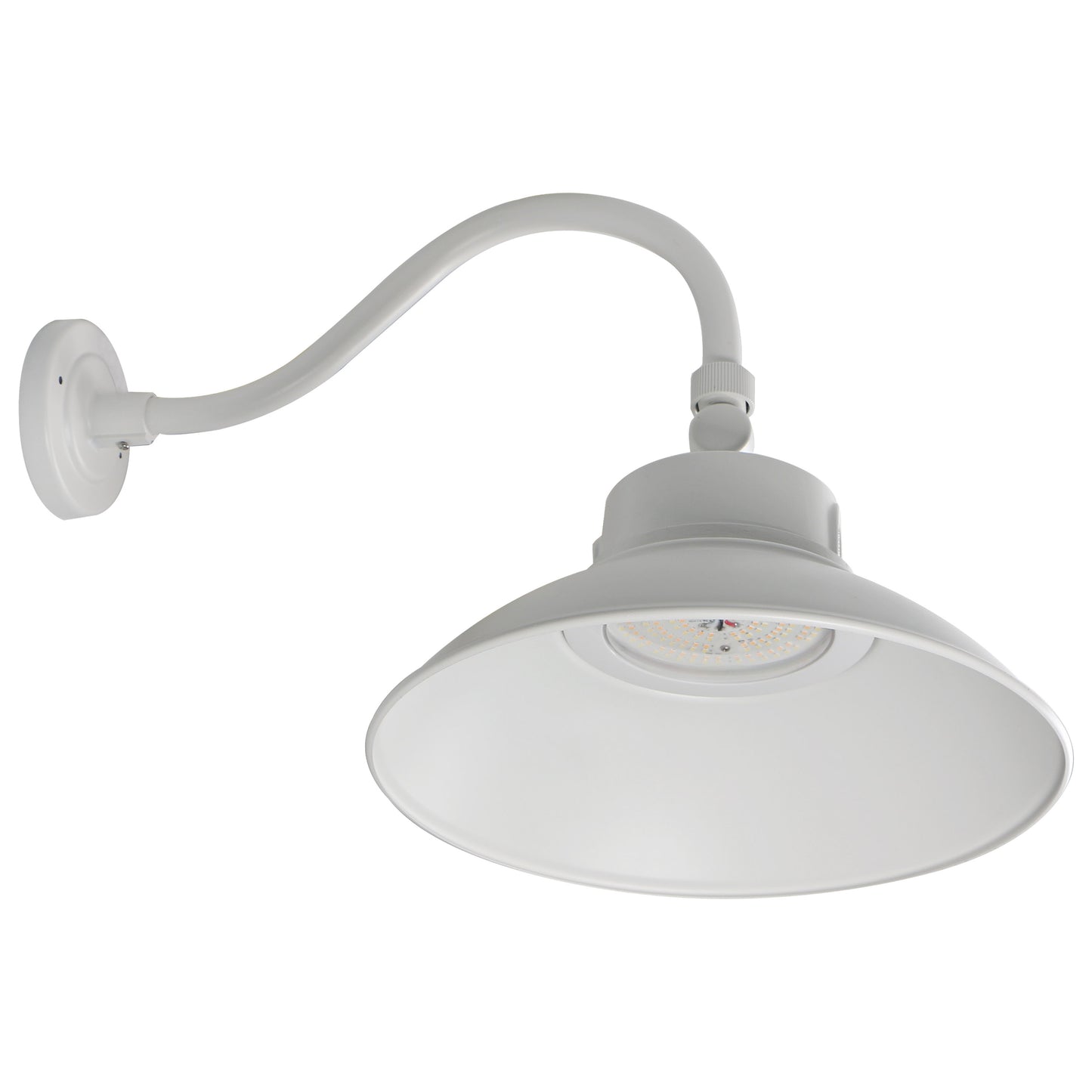 NUVO LIGHTING LED GOOSENECK WHITE FINISH #65/660