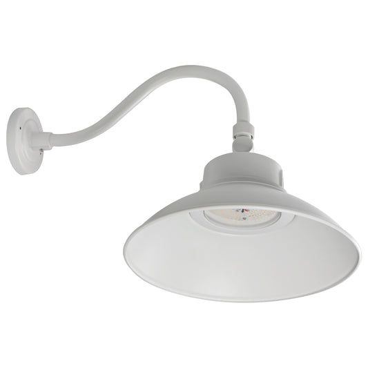 NUVO LIGHTING LED GOOSENECK WHITE FINISH #65/660