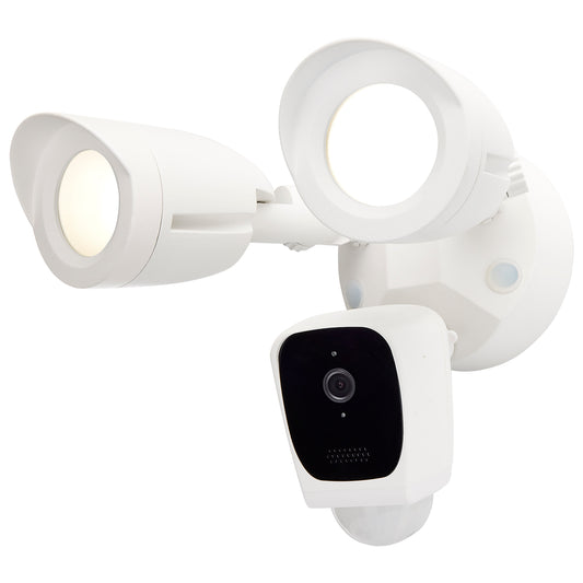 NUVO LIGHTING BULLET SEC LGT W/ CAMERA - WH #65/900
