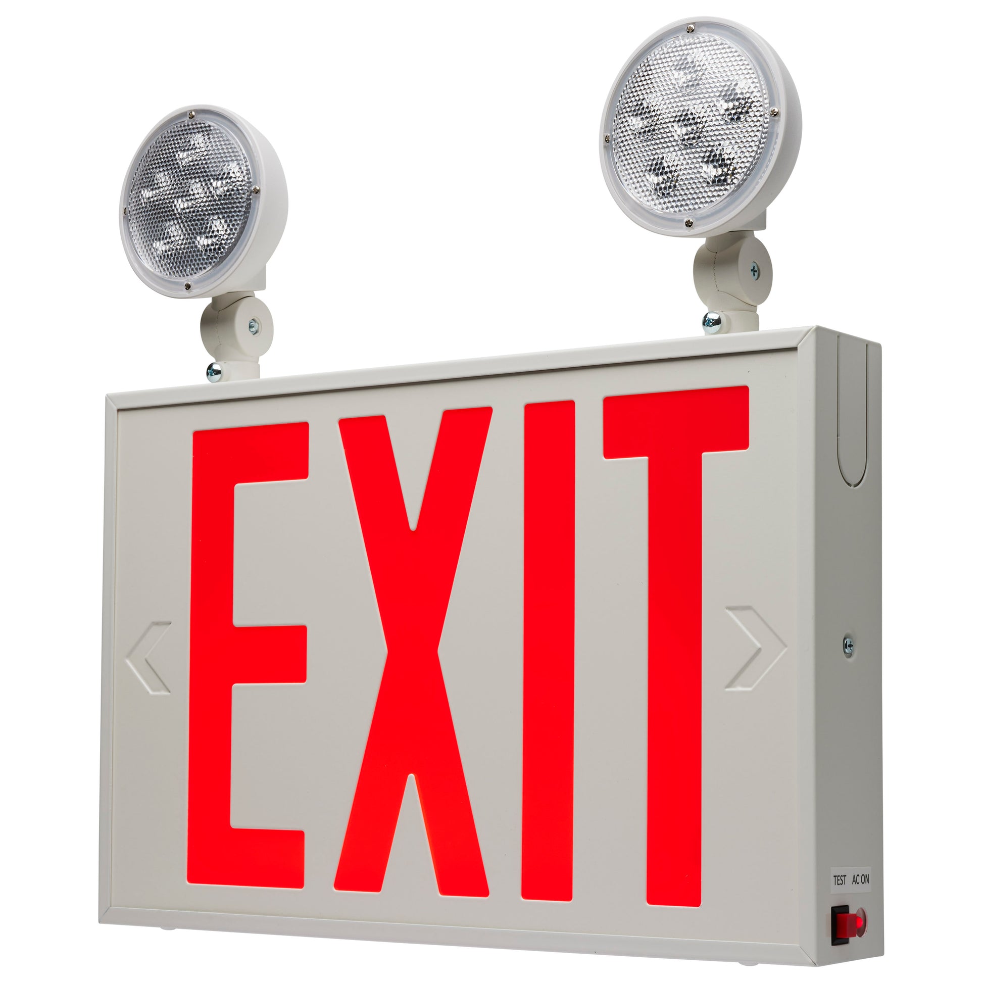 NUVO LIGHTING EXIT/LIGHT DH - RED - NYC #67/123 67-123