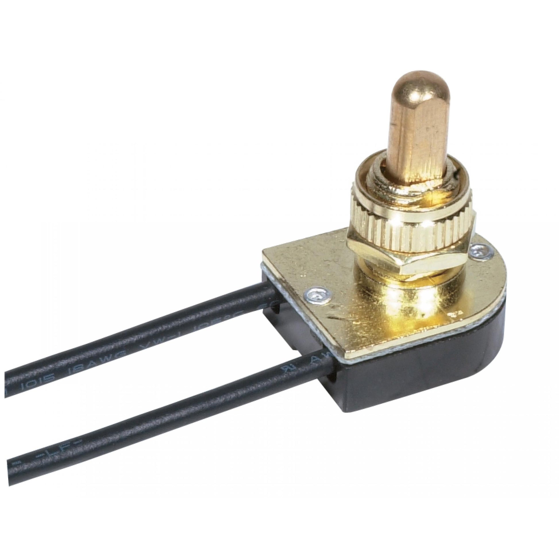 SATCO BRASS PUSH BUTTON SWITCH #90/508 90-508