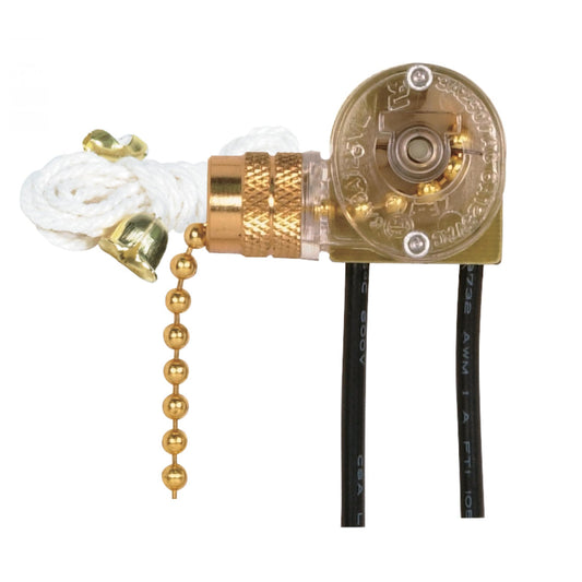 SATCO BR FIN PULL CHAIN CAN SWITCH #90/704