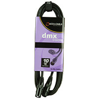 ACCU CABLE AC5PDMX10 5PIN DMX CABLE 10'
