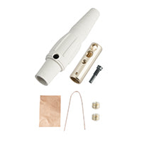 MARINCO POWER PRODUCTS CLS 16 SERIES INLINE SINGLE PIN CONNECTOR (400A / 600V) 2/0 - 4/0 AWG FEMALE - WHITE (B)
