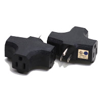 MILSPEC 90 DEGREE TRIPLE TAP ADAPTER BLACK