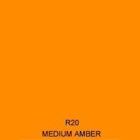 ROSCO SLEEVE 48" T8 R20 MED-AMBER