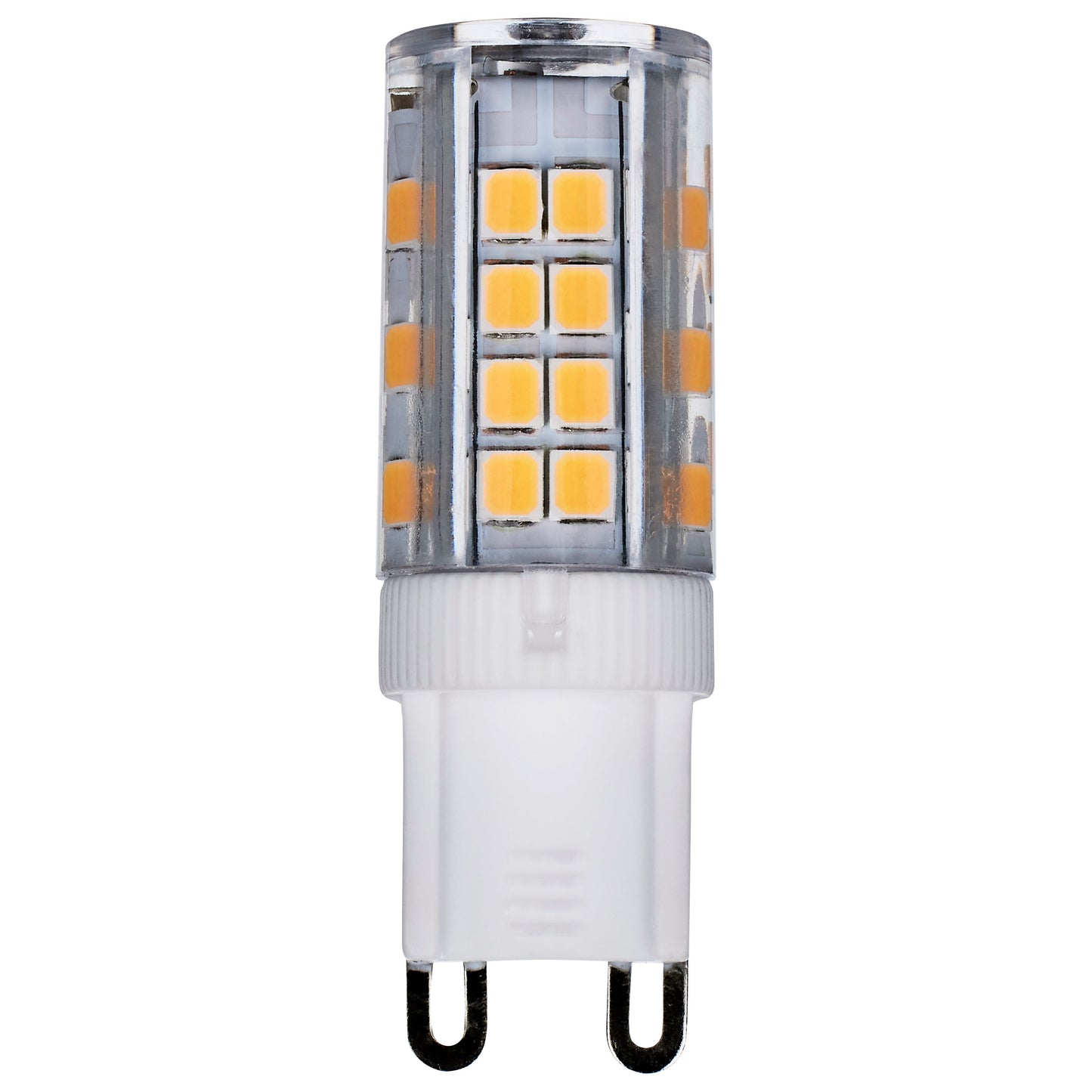 SATCO 3.5 WATT JCD LED LAMP - CLEAR - 4000K - G9 BASE - 120 VOLT #S11231