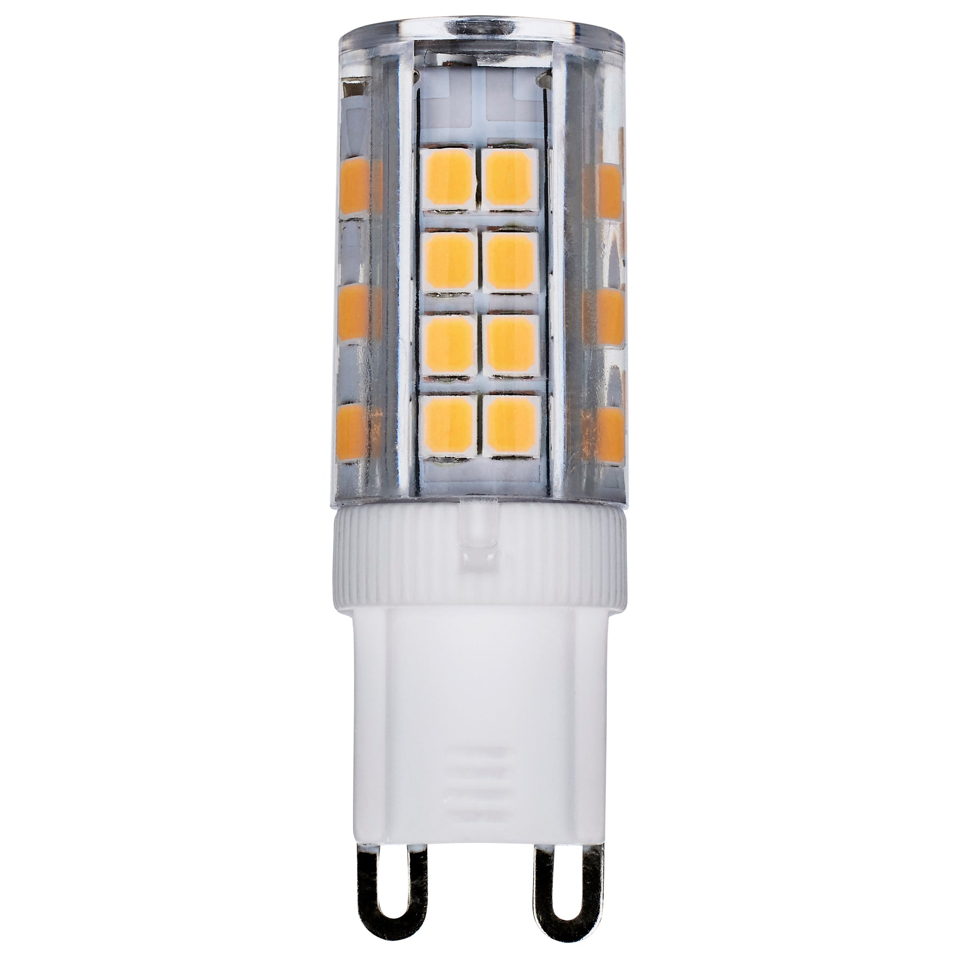 SATCO 3.5 WATT JCD LED LAMP - CLEAR - 4000K - G9 BASE - 120 VOLT #S11231 S11231