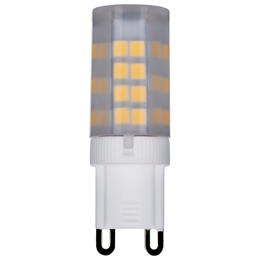 SATCO 3.5 WATT JCD LED LAMP - FROST - 4000K - G9 BASE - 120 VOLT #S11233