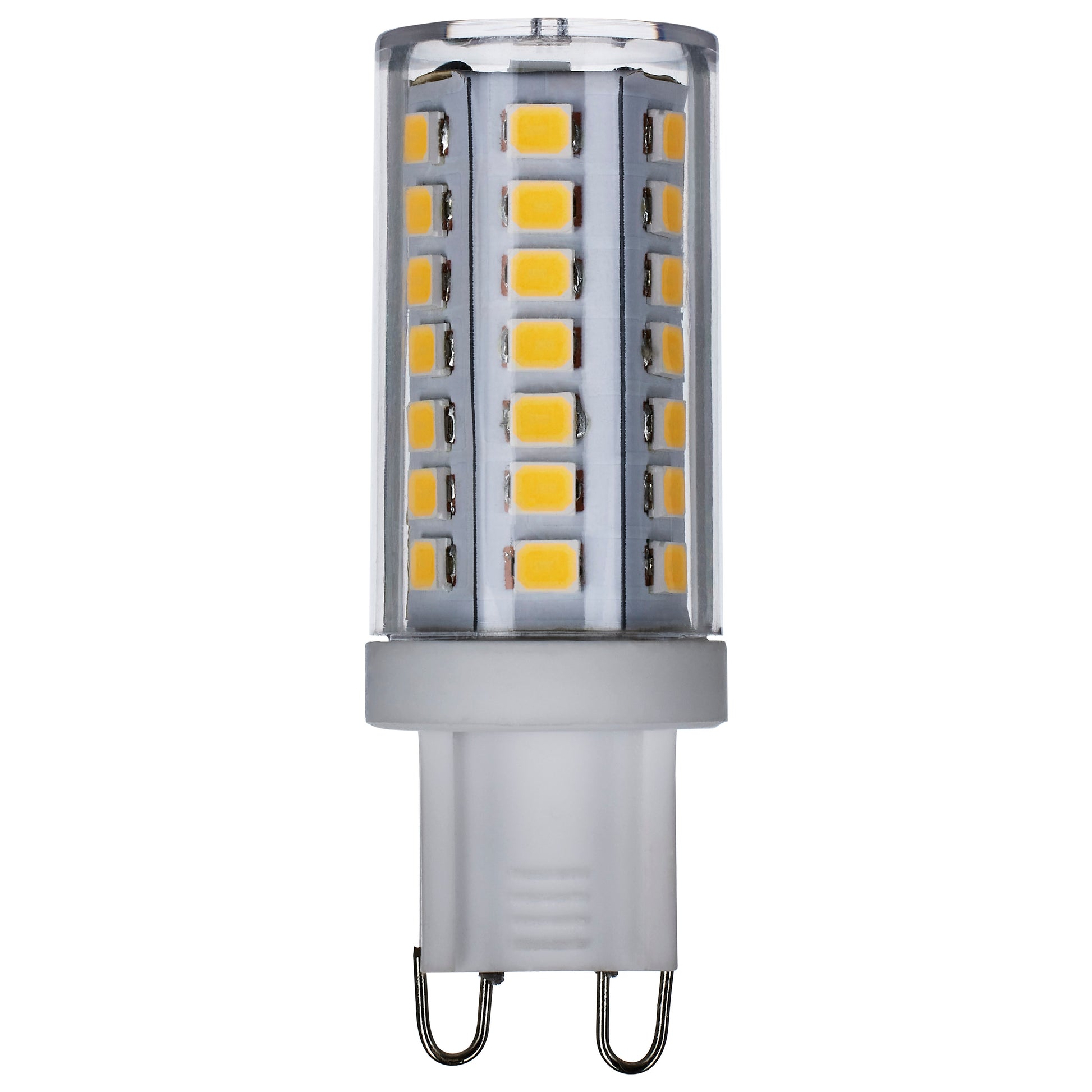 SATCO 5 WATT JCD LED LAMP - CLEAR - 4000K - G9 BASE - 120 VOLT #S11235 S11235