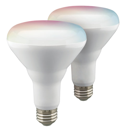SATCO 9.5BR30/LED/RGB/TW/T20/SF/2PK #S11276