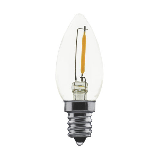 SATCO 0.7W/C7/CL/LED/120V/2CD #S11308
