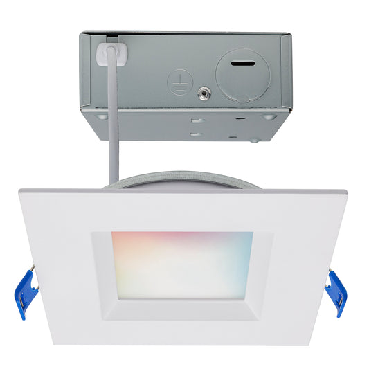 SATCO 9WLED/DW/4/RGBTW/SQ/RD/WH #S11565