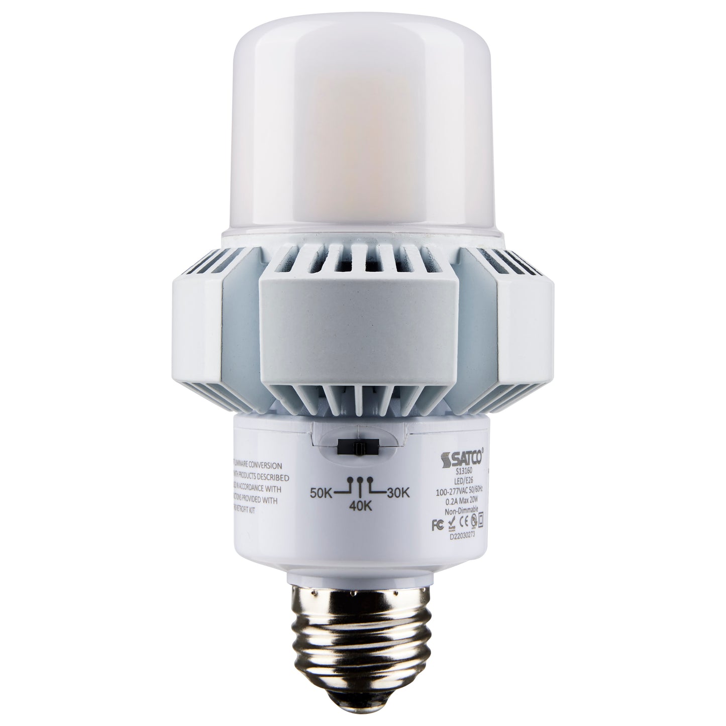SATCO 20W/AP23/LED/CCT/100-277V/E26 #S13160