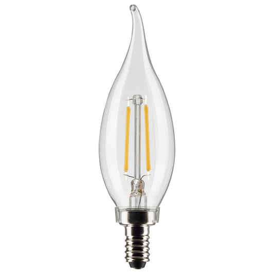 SATCO 3CA10/LED/927/CL/120V/E12/2CD #S21839