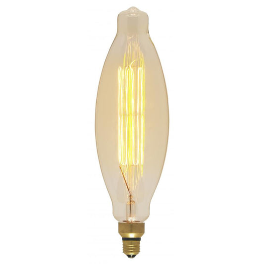 SATCO 100BT38/AMBER/E26/VINTAGE/120V #S2431