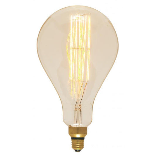 SATCO 60PS52/AMBER/E26/VINTAGE/120V #S2433