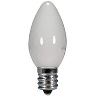 SATCO 0.5W C7/WH/LED/120V/CD #S9157 S9157