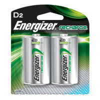 ENERGIZER NH50-2500 (HR20) RECHAREABLE D 2 PACK