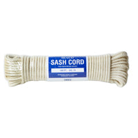 GENERIC BRAND SASH CORD #6 WHITE 3/16" 100' HANK
