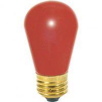 SATCO 11S14 RED 4-PACK #S3961 S3961