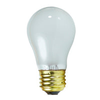 SATCO 15W A-15 FROSTED MED BASE #S3949