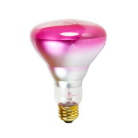 SATCO 75BR30 PINK STD BASE #S3213