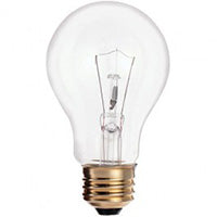 SATCO 25W A-19 CLEAR 120 VOLT #S6040