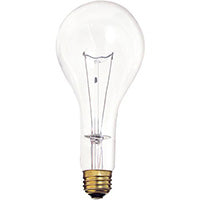 SATCO 300M MED BASE CLEAR 130V #S4959 S4959