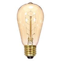 SATCO 40ST19/CL/9S/120V VINTAGE #S2414 S2414