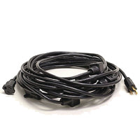 Milspec 14/3 SJTW MULTI OUTLET POWER DISTRIBUTION CORD BLACK 32.5'