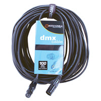ACCU CABLE AC3PDMX100 3PIN DMX CABLE 100'