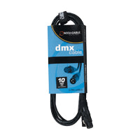 ACCU CABLE AC3PDMX10 3PIN DMX CABLE 10' AC3PDMX10