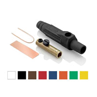 LEVITON 15D22-UW RHINO-HIDE 15 SERIES FEMALE PLUG WHITE