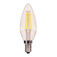 SATCO 4.5W CTC/LED/27K/CL/90CRI #S29877 S29877